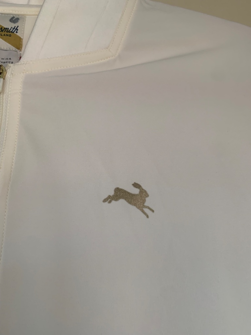 Tracksmith Ivory Beige 1/2 Zip Vest Harbor Shell Top Sz.S Running Athletic Shirt - Picture 6 of 16